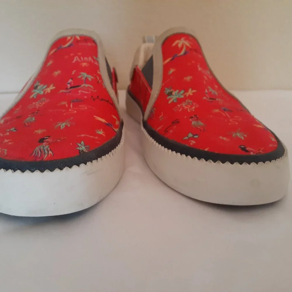 Scotch & Soda Hawaiian Print Slip-on Shoes